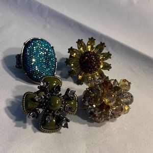 Rings Costume jewelry adjustable Rings - elastic bands